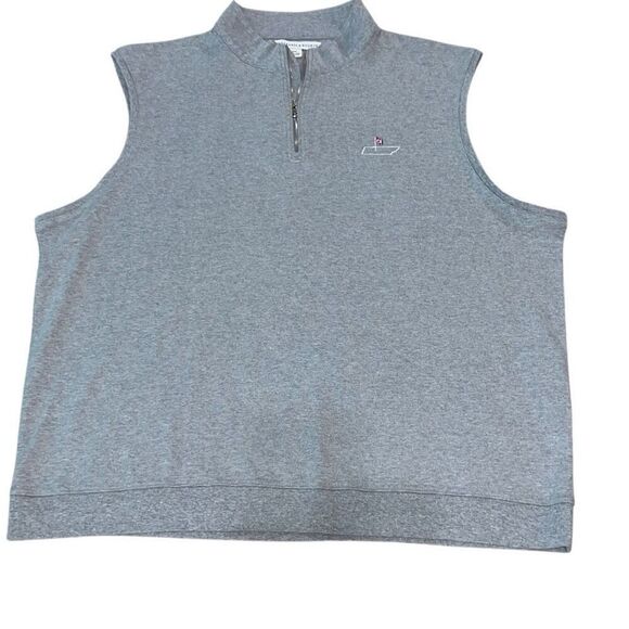 Holderness & Bourne The Robbins Vest Tailored Fit Gray Embroidered size XXL - Picture 1 of 7